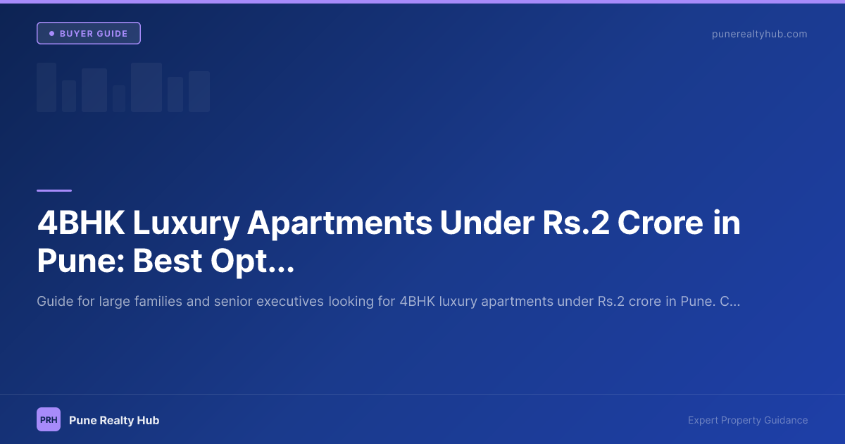 Spacious 4BHK luxury apartment interior in Aundh, Pune