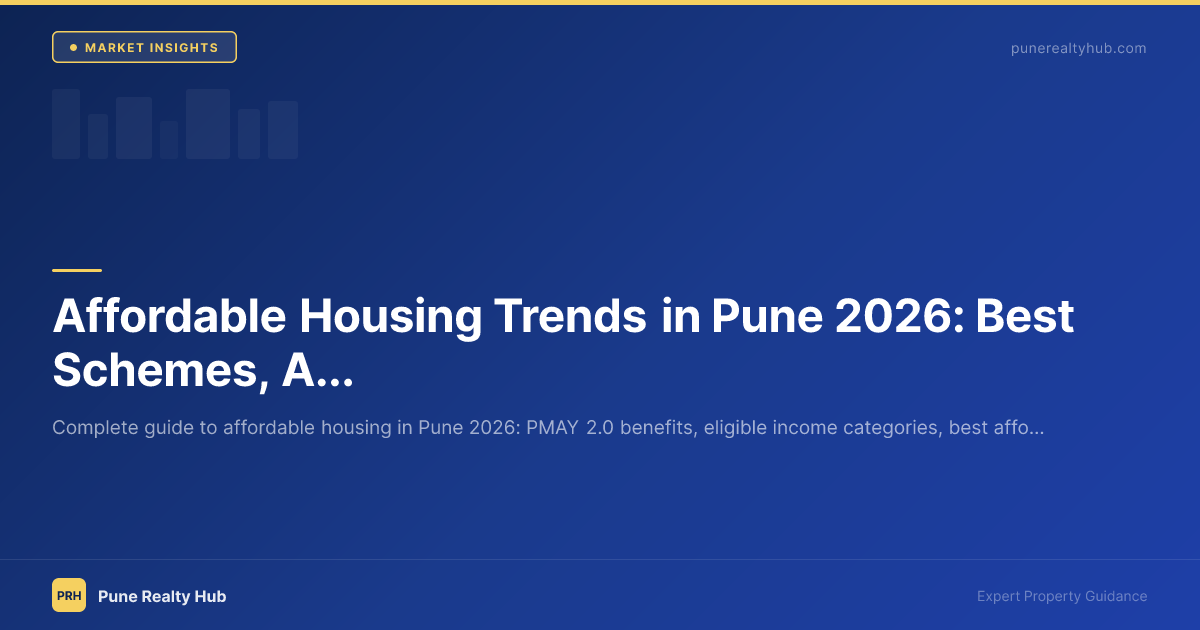 Affordable residential apartments in Pune's PCMC area with green landscaping