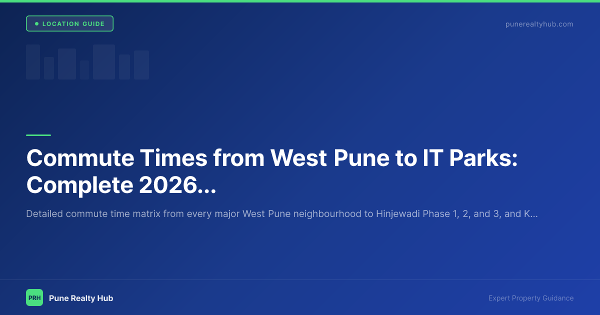 Commute route from West Pune to Hinjewadi IT Park
