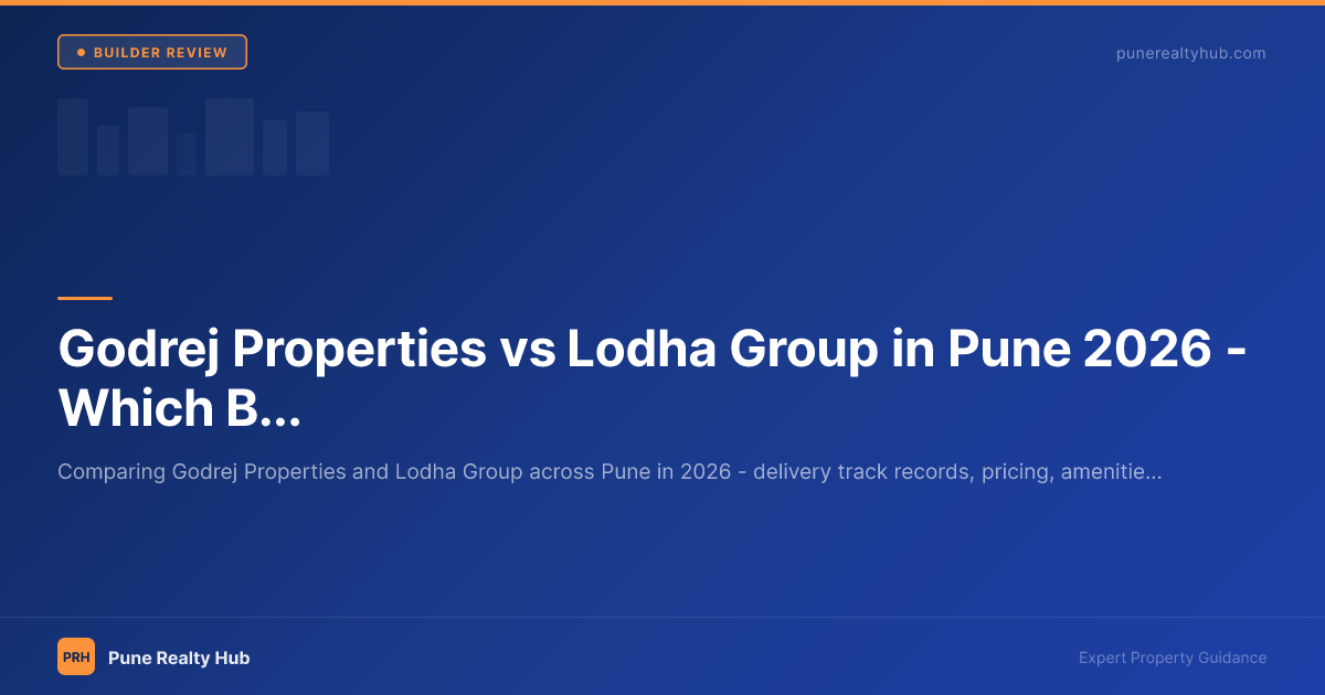 Godrej Properties vs Lodha Group in Pune 2026 — Which Builder is Better?