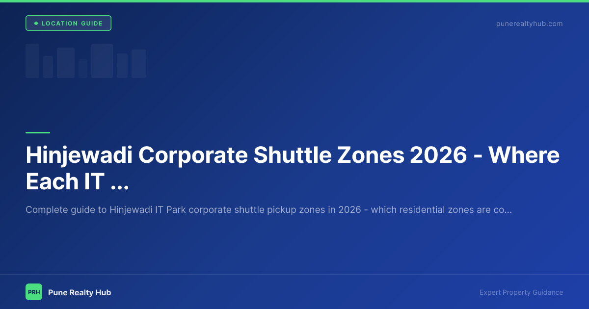 Hinjewadi Corporate Shuttle Zones 2026 — Where Each IT Company Picks Up