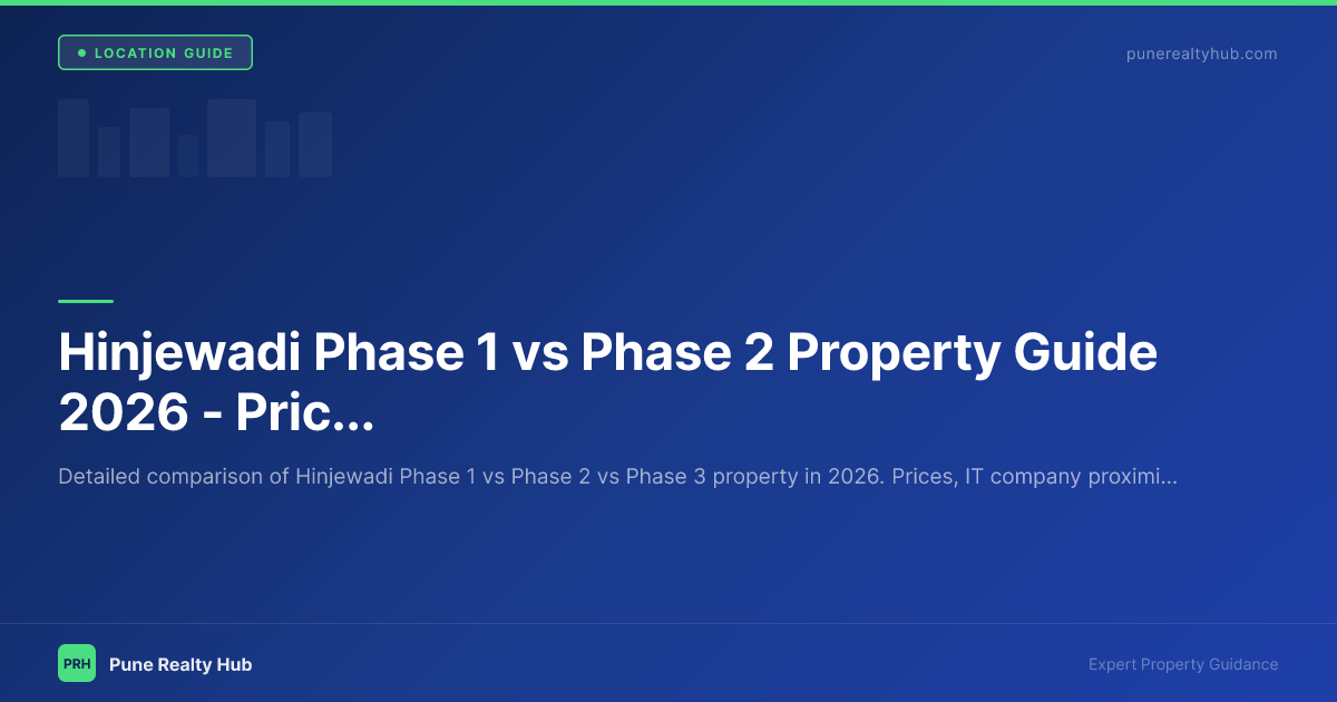 Hinjewadi Phase 1 vs Phase 2 Property Guide 2026 — Prices, Projects & Connectivity