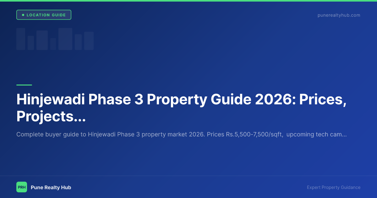 Hinjewadi Phase 3 Property Guide 2026: Prices, Projects & IT Growth