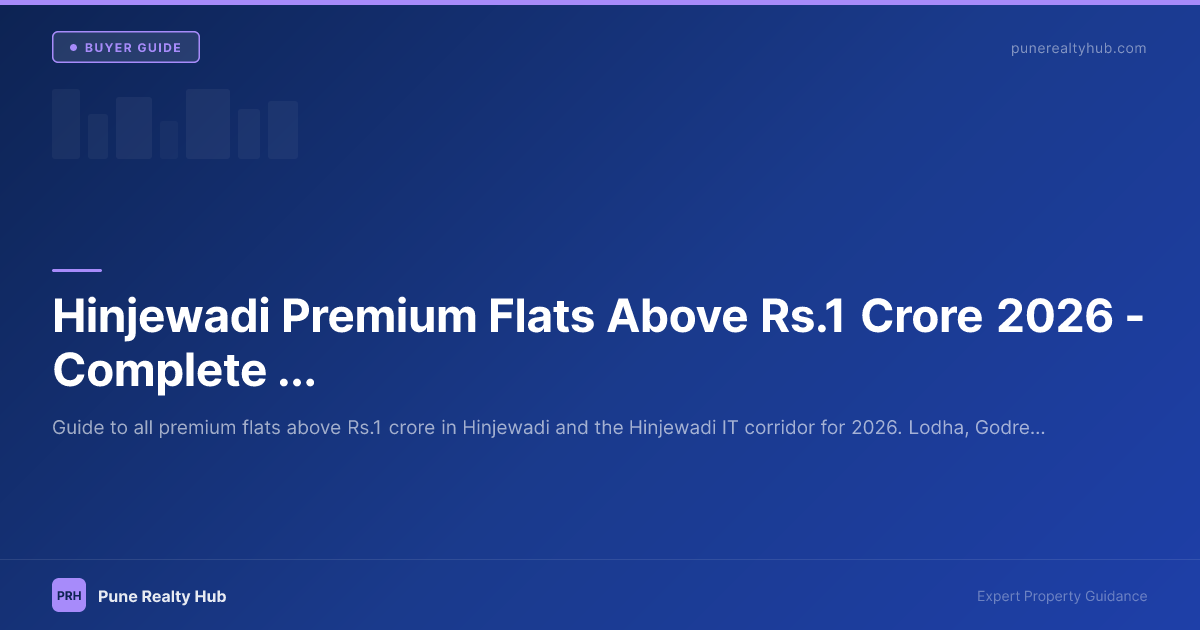 Hinjewadi Premium Flats Above ₹1 Crore 2026 — Complete Buyer's Guide