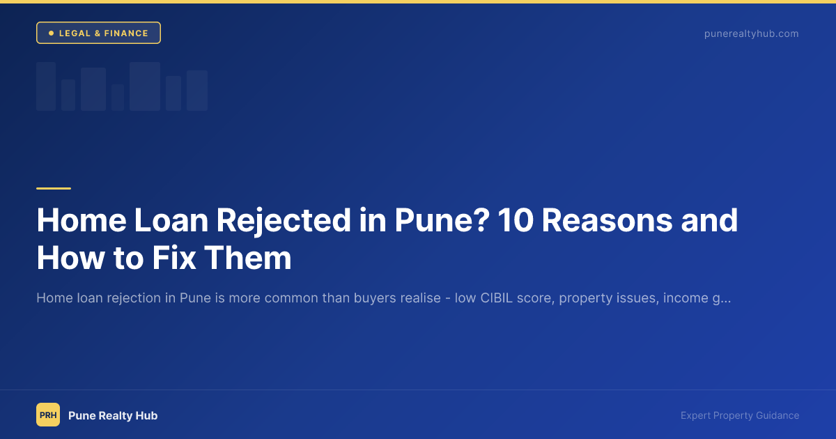 Home loan rejection reasons guide Pune 2026