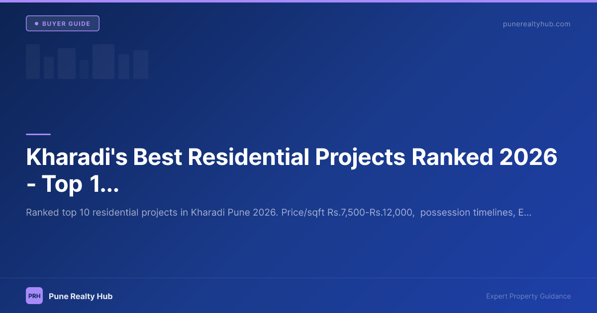 Kharadi's Best Residential Projects Ranked 2026 — Top 10 Picks