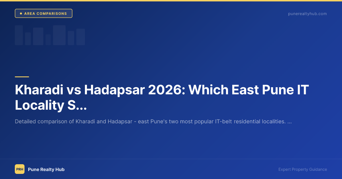 Kharadi vs Hadapsar Pune property comparison