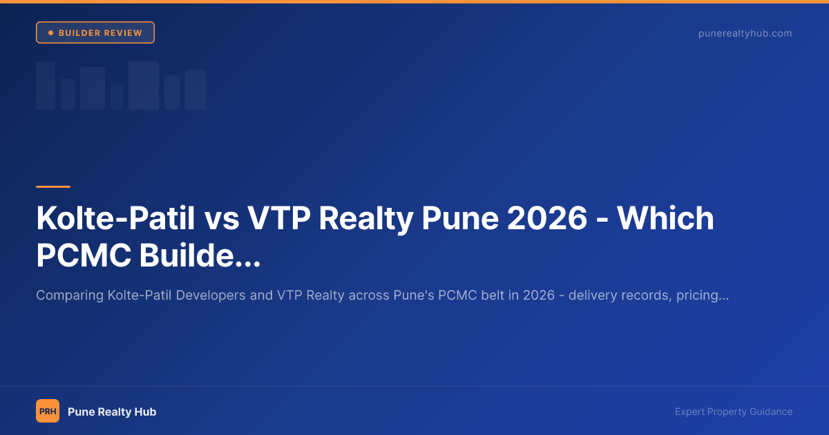 Kolte-Patil vs VTP Realty Pune 2026 — Which PCMC Builder is Better?