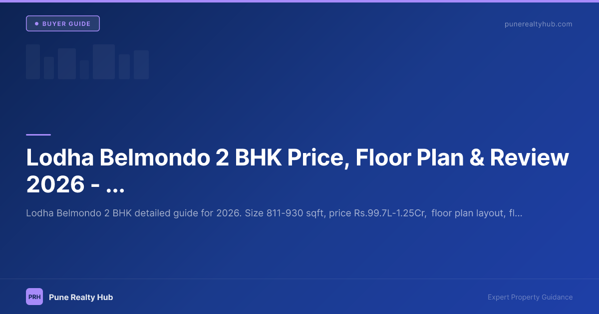Lodha Belmondo 2 BHK Price, Floor Plan & Review 2026 — Complete Guide