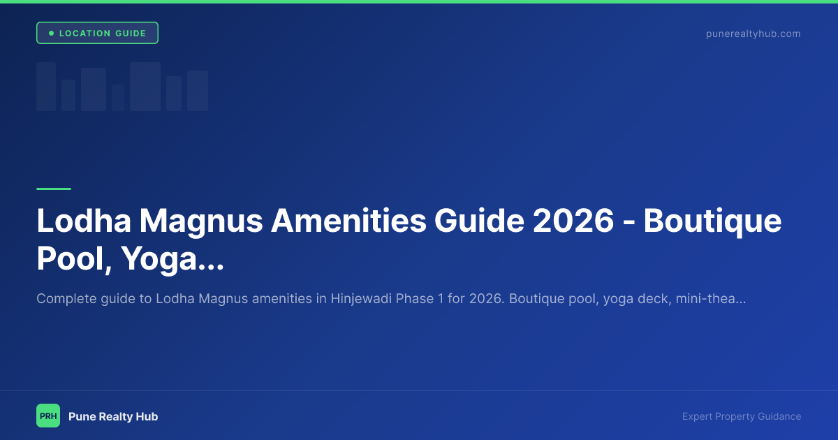 Lodha Magnus Amenities Guide 2026 — Boutique Pool, Yoga Deck & What Sets It Apart
