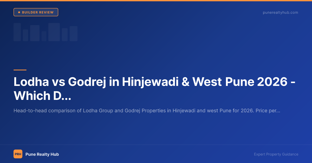Lodha vs Godrej in Hinjewadi & West Pune 2026 — Which Developer to Choose