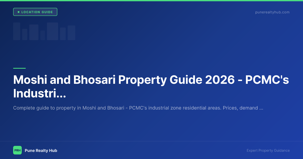 Moshi and Bhosari Property Guide 2026 — PCMC's Industrial Belt Housing