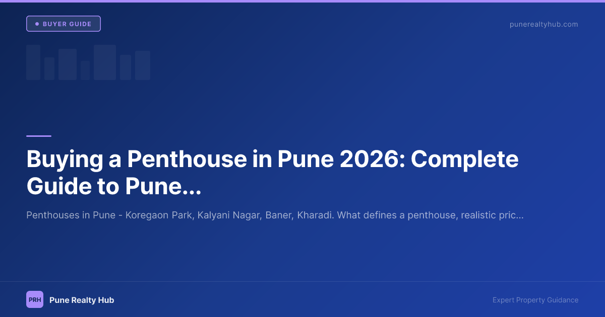 Penthouse buying guide Pune 2026 luxury sky-level apartment