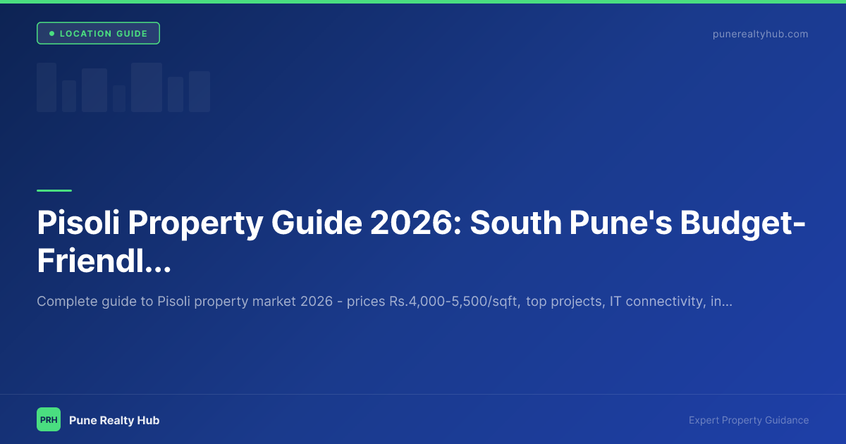 Pisoli Property Guide 2026: South Pune's Budget-Friendly Emerging Area