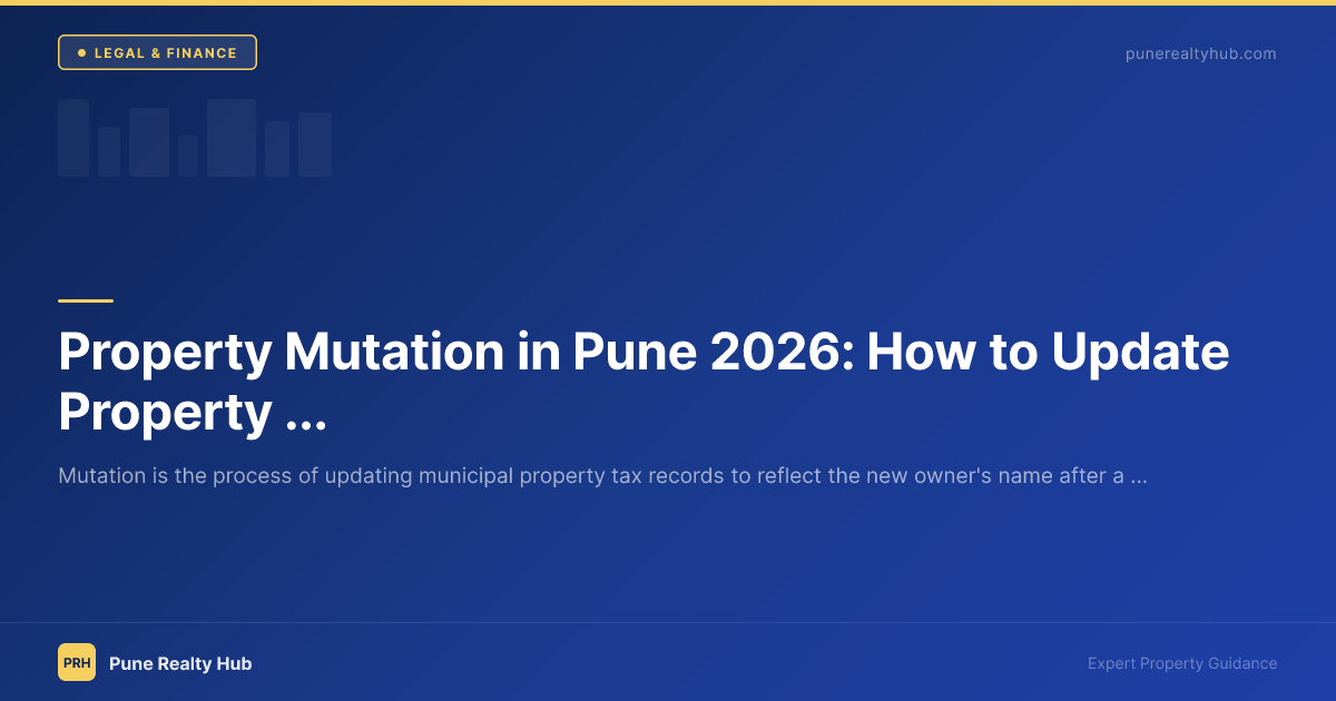 Property mutation guide PMC PCMC Pune 2026