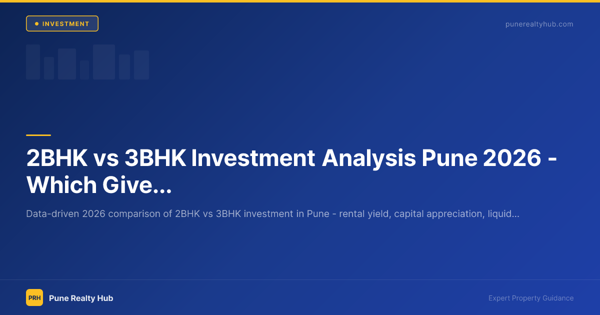 2BHK vs 3BHK Investment Analysis Pune 2026 — Which Gives Better Returns?