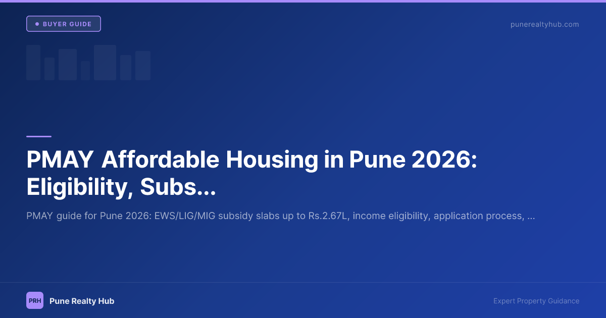 Pmay Projects PMAY Affordable Housing in Pune 2026: Eligibility, Subsidy & Best ...