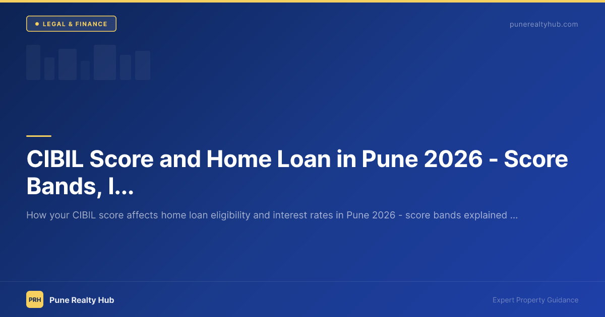 CIBIL Score and Home Loan in Pune 2026 — Score Bands, Interest Rate Impact & How to Improve Your Score