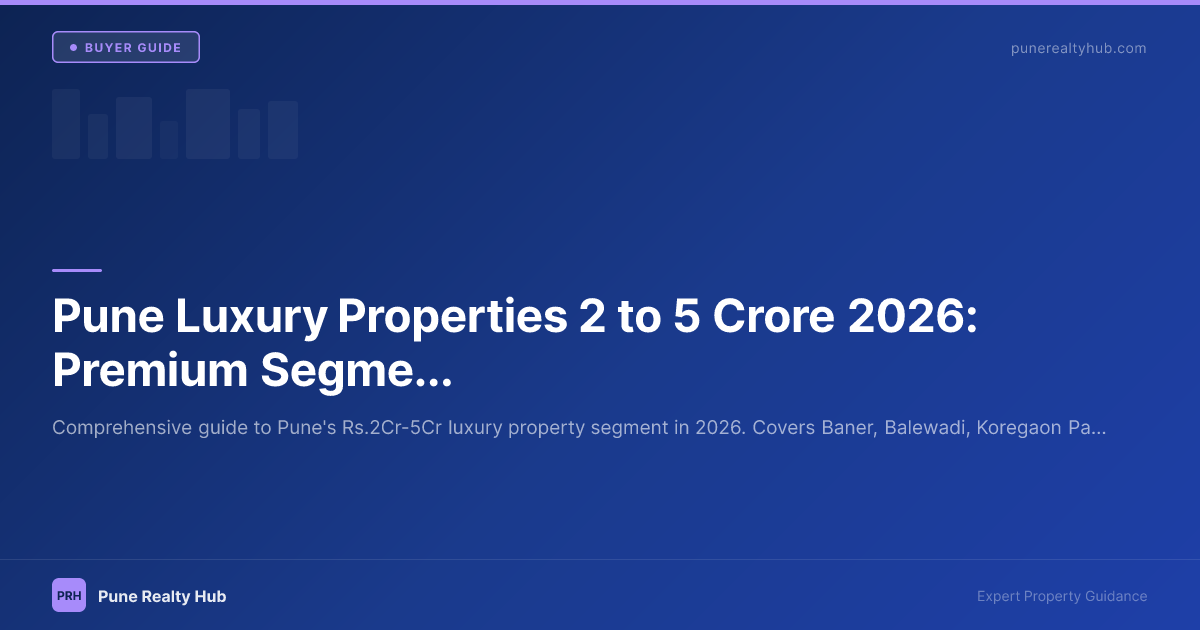 Pune Luxury Properties 2 to 5 Crore 2026: Premium Segment Guide
