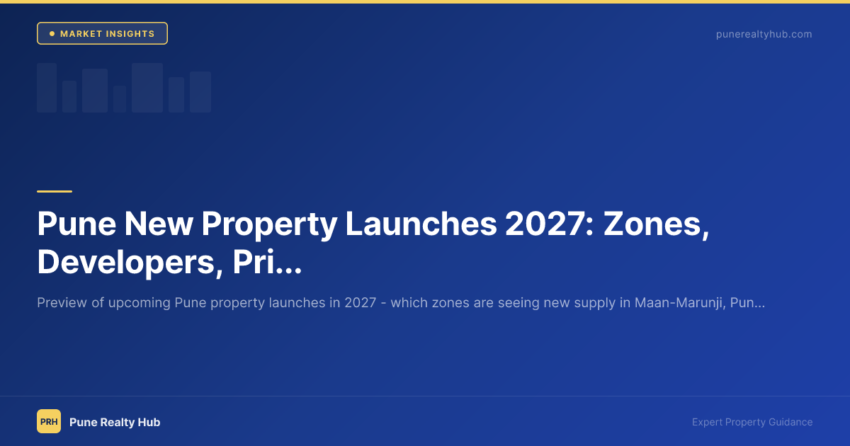 Pune New Property Launches 2027: Zones, Developers, Prices & Pre-Launch Strategy