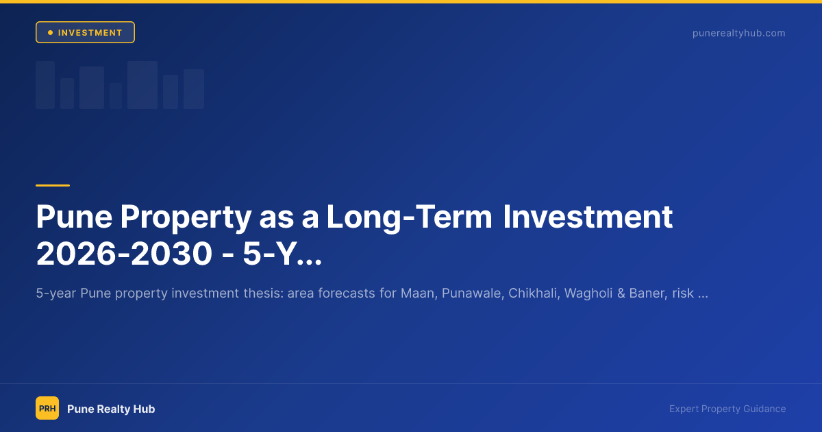 Pune Property as a Long-Term Investment 2026-2030 — 5-Year Outlook & Strategy