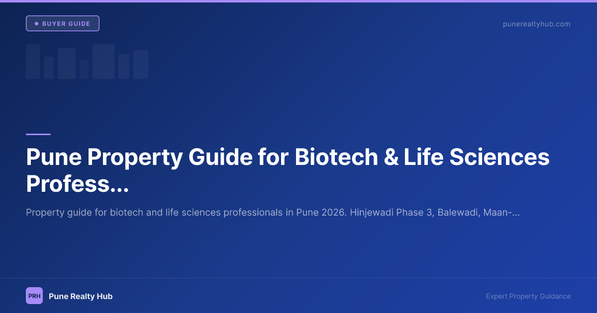 Pune Property Guide for Biotech & Life Sciences Professionals 2026