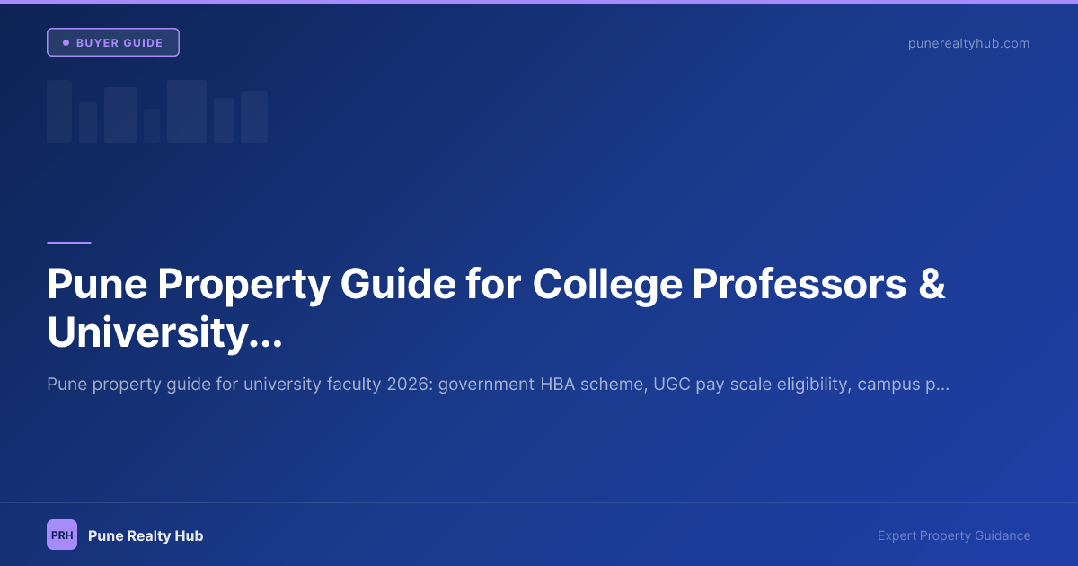 Pune Property Guide for College Professors & University Faculty 2026