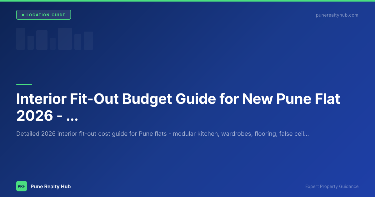 Interior Fit-Out Budget Guide for New Pune Flat 2026 — Room by Room Costs