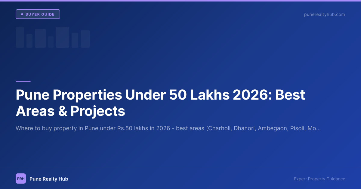 Affordable residential apartments in Pune outskirts with open green surroundings and blue sky