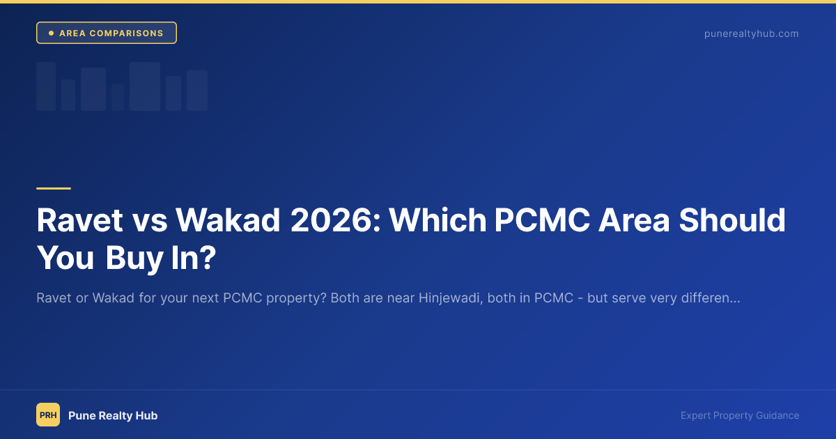Ravet vs Wakad PCMC property comparison 2026 Hinjewadi