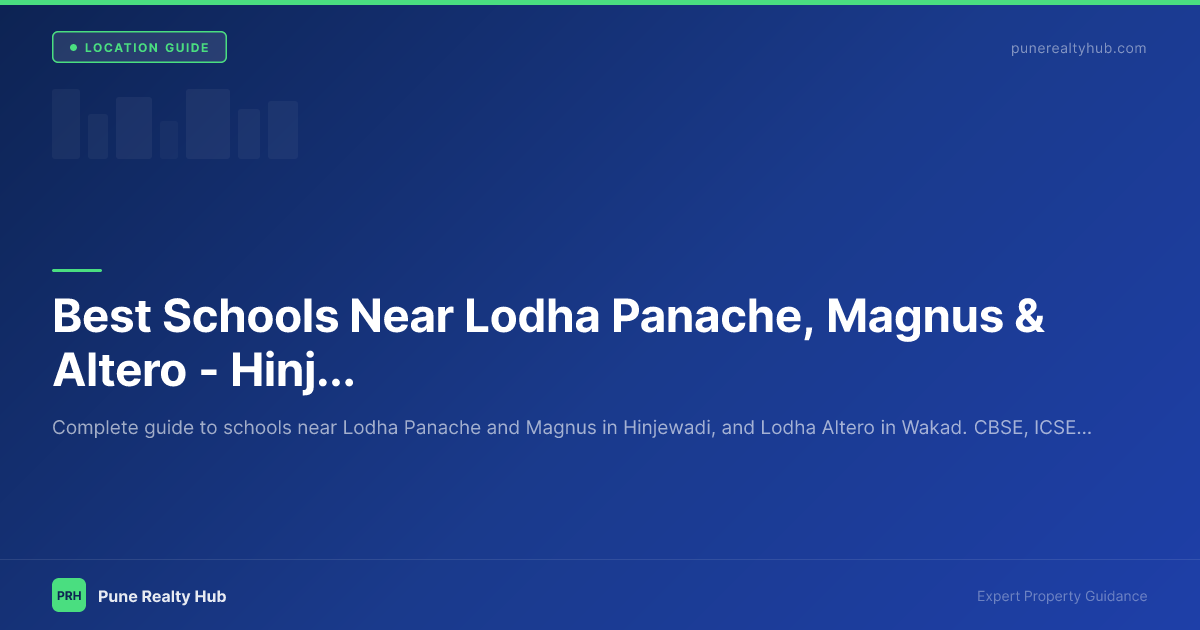 Best Schools Near Lodha Panache, Magnus & Altero — Hinjewadi & Wakad 2026
