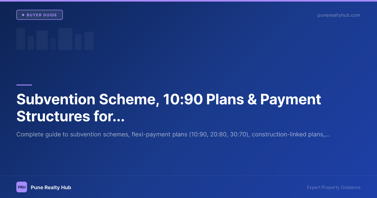 Subvention Scheme, 10:90 Plans & Payment Structures for Flat Purchase 2026