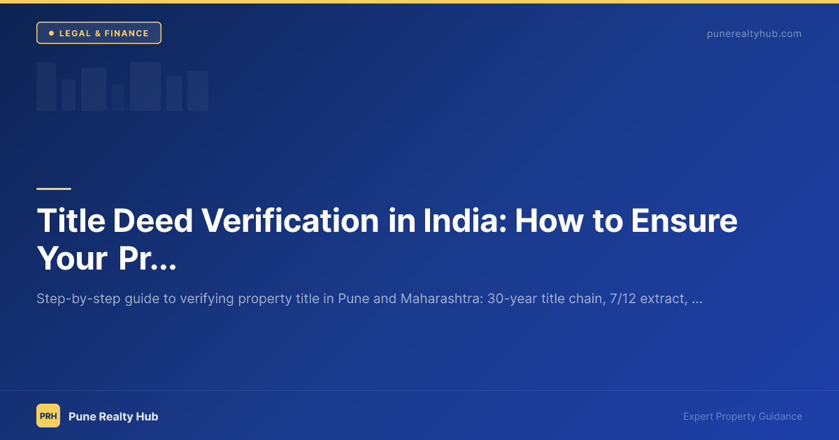 Property Title Deed Verification Guide: How to Check Clear Title in ...