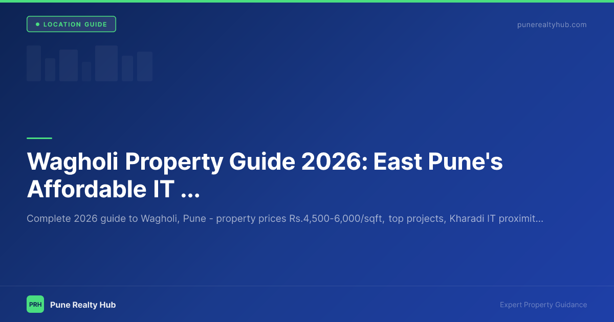 Wagholi Property Guide 2026: East Pune's Affordable IT Corridor