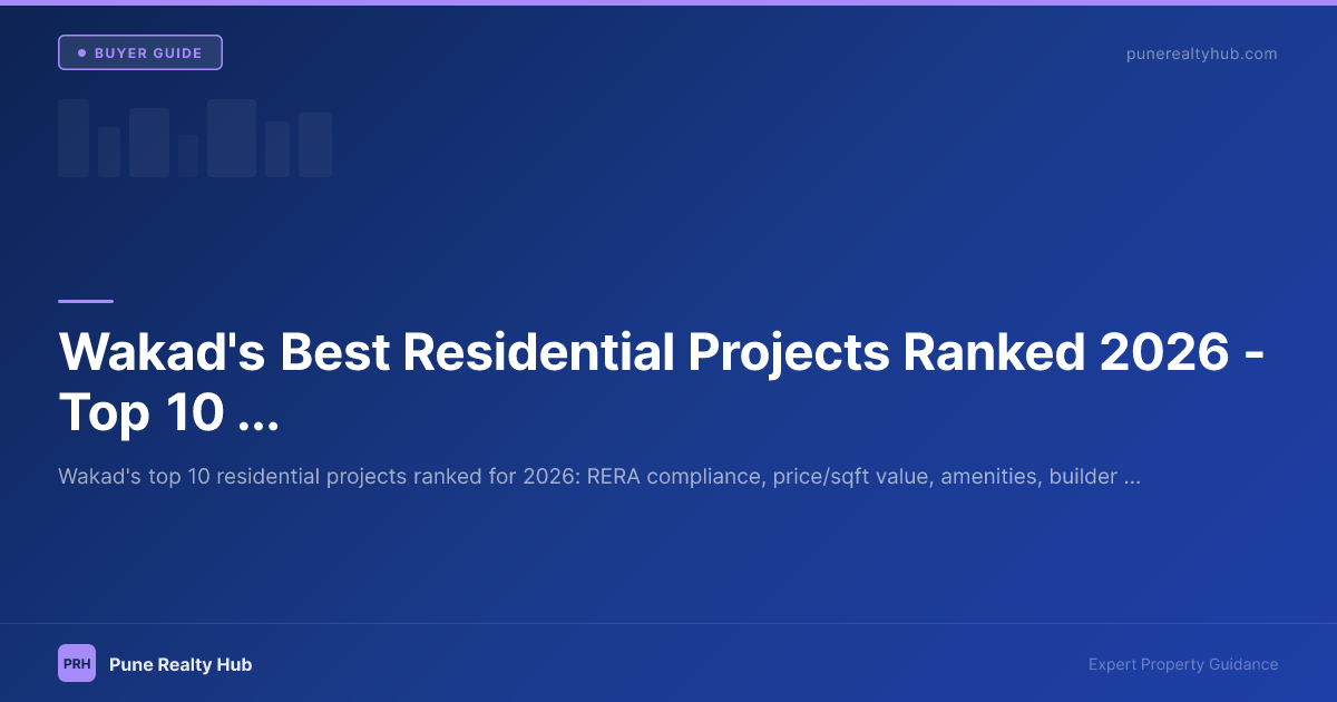 Wakad's Best Residential Projects Ranked 2026 — Top 10 Picks